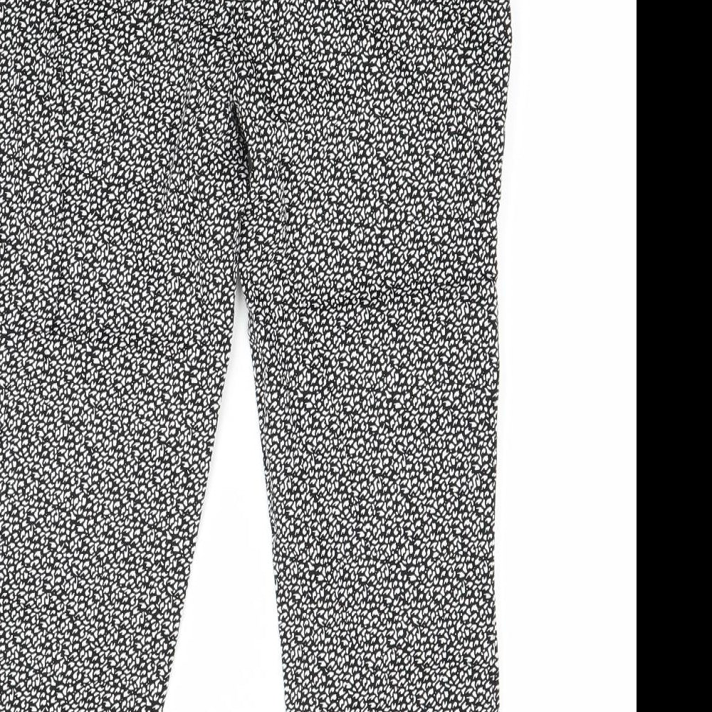 Womens UK Size 8 Atmosphere Regular Fit Capri Black Trousers
