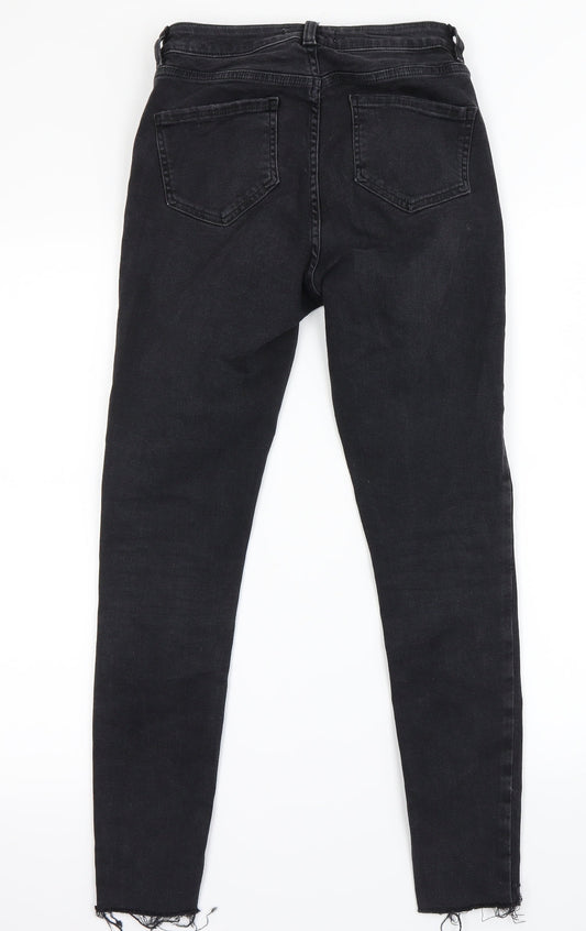denim co Womens Black Skinny Jeans Size 8 L25 in