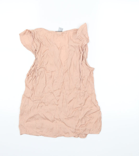 H&M Womens Pink Basic Blouse Size 6