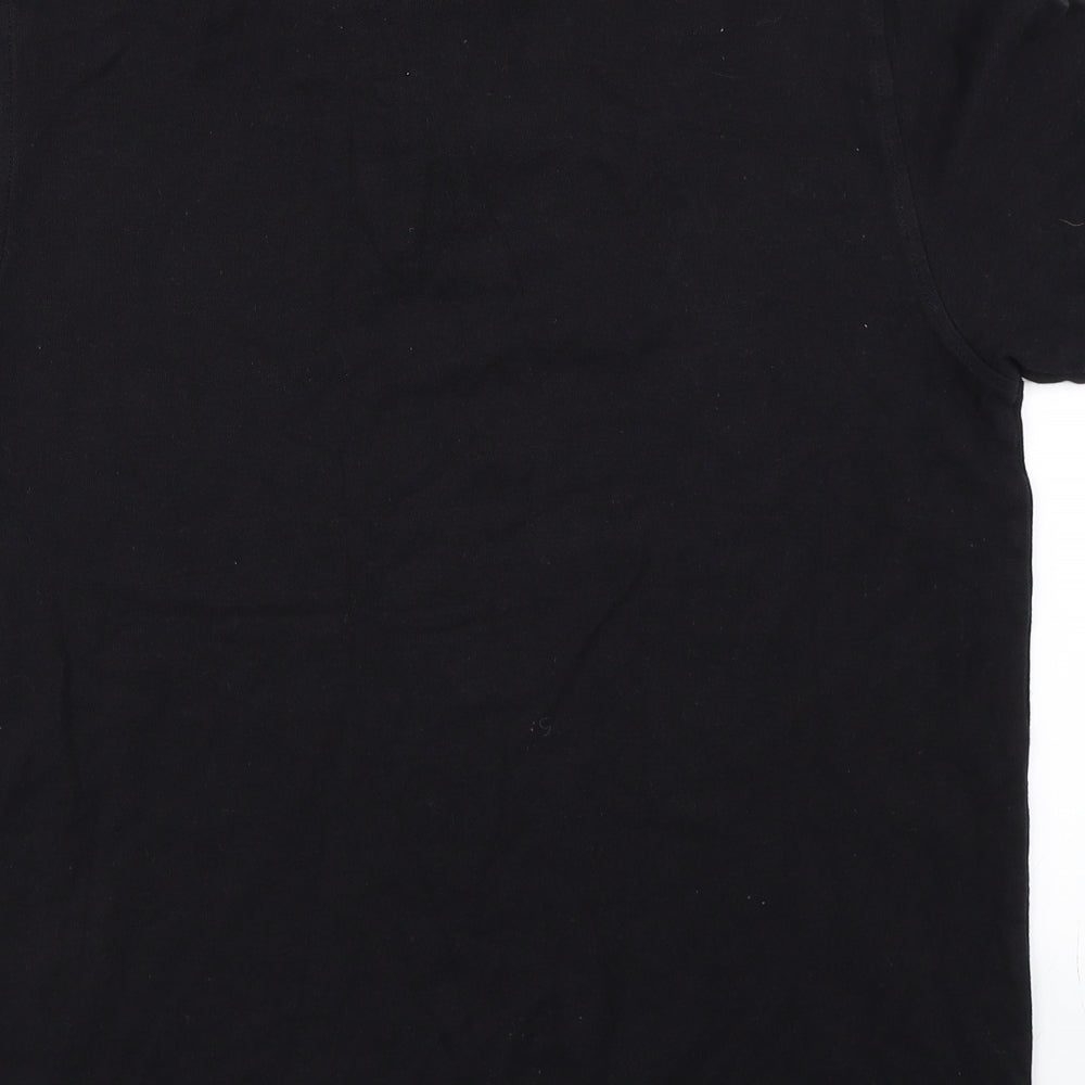 Easy Mens Black Polo Size M