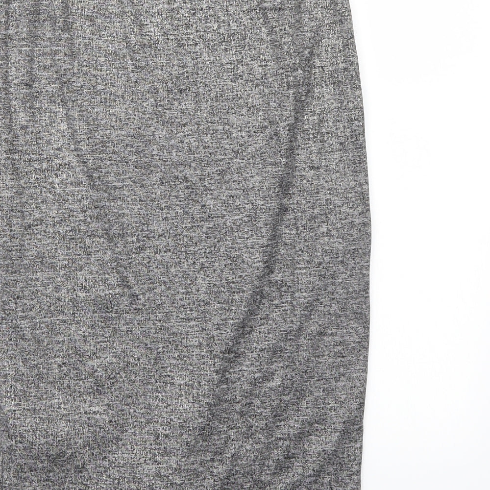 Riverisland Womens Grey A-Line Skirt Size 8