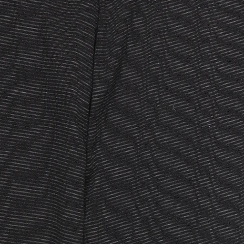 Classic Womens Grey Jersey Trousers Size 34 in L27 in