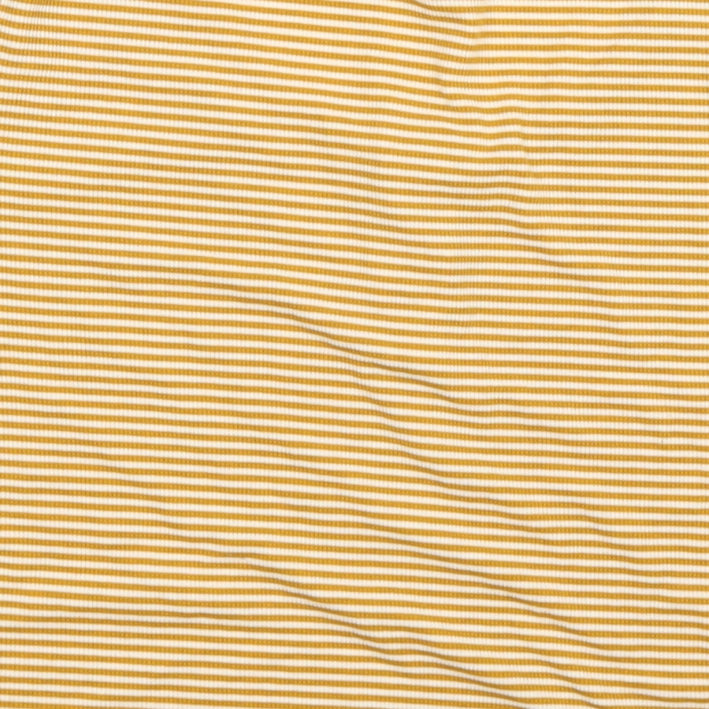 Primark Womens Orange Striped Basic T-Shirt Size 14