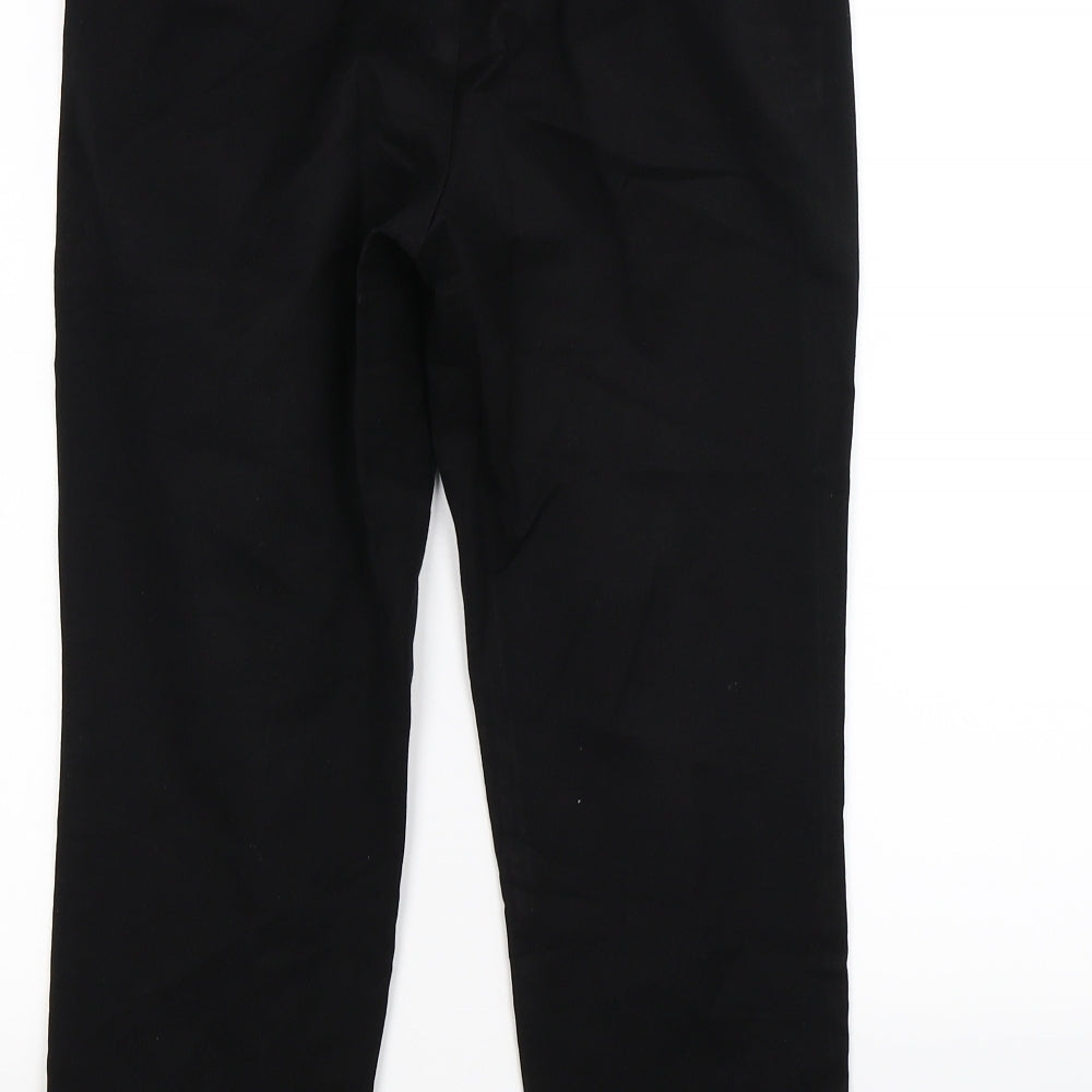 Womens UK Size 8 Marks and Spencer Regular Fit Snow Pants Black Trousers