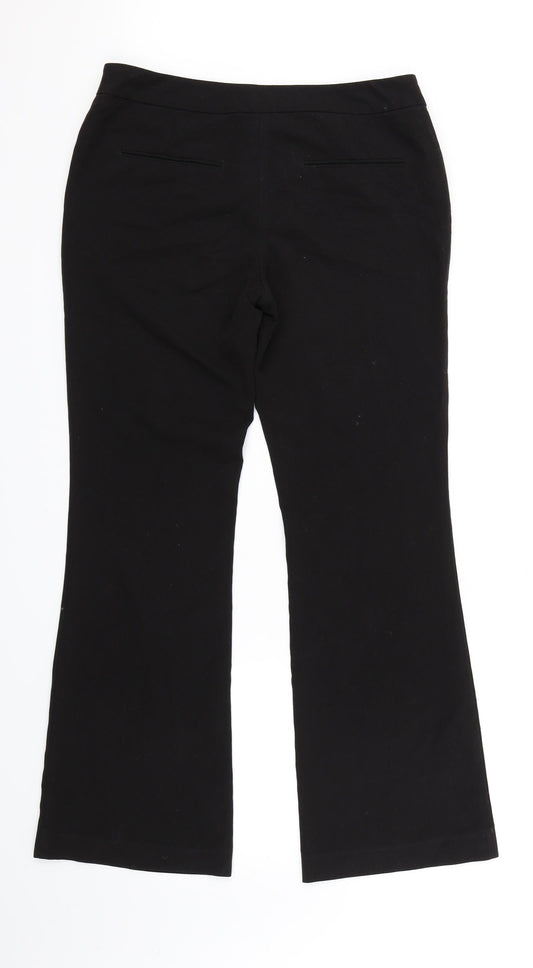 NEXT Womens Black Trousers Size 10 L29 in