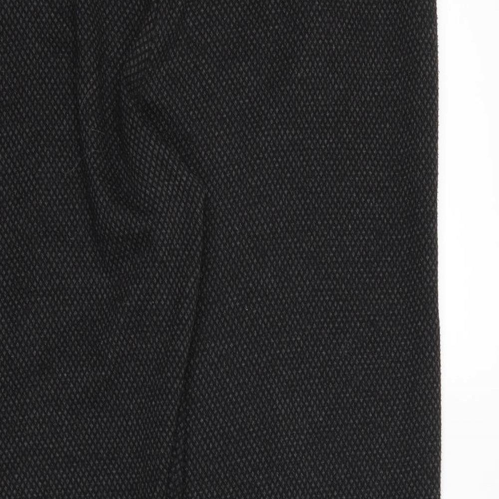 Womens UK Size 16 NEXT Regular Fit Black Trousers