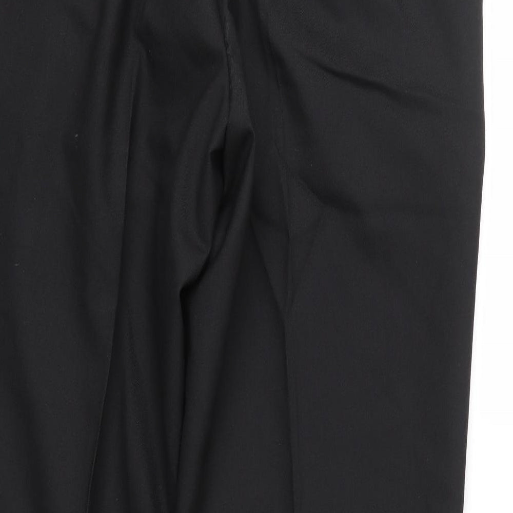 Dimensions Mens Black Trousers Size 32 in L28 in