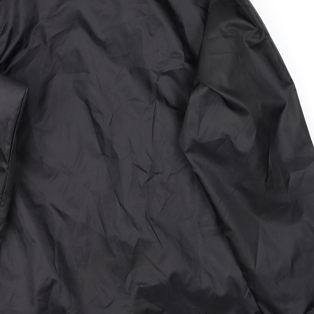 Mens UK Size M Givova Black Anorak Coat