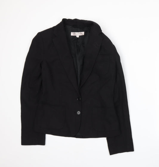 Additional front view of French Connection women’s black jacket suit jacket, size UK 6