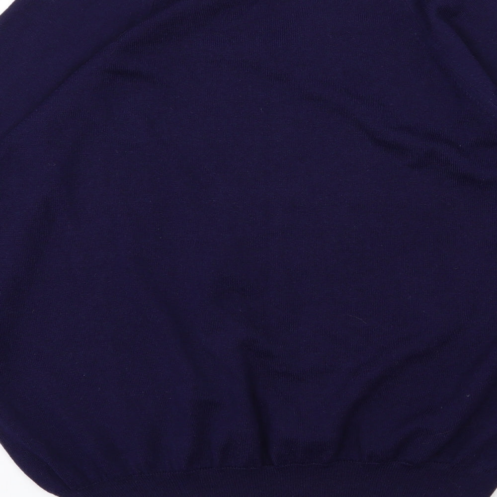 Classics Mens Blue Knit Pullover Jumper Size XL