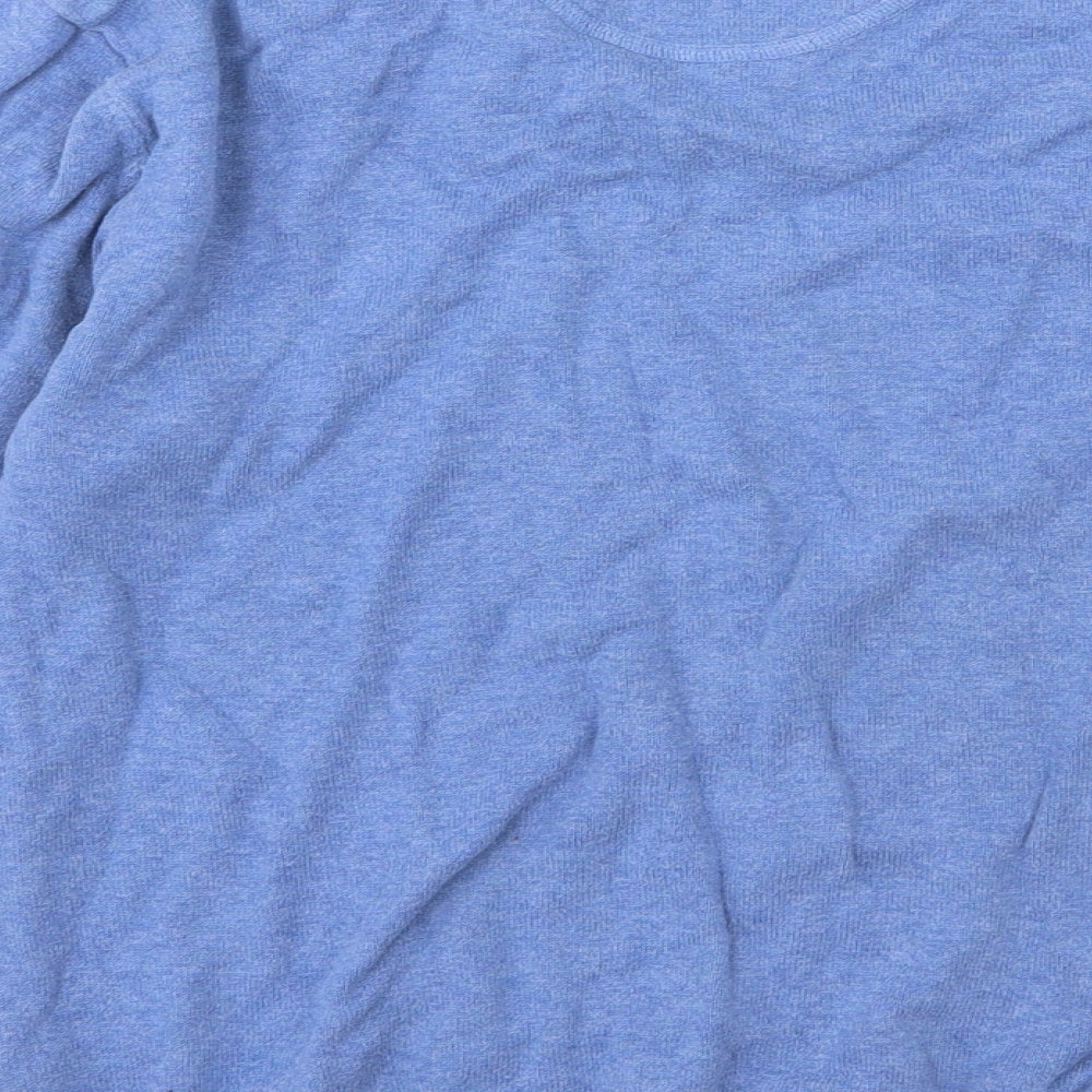 Aspen & Court Mens Blue Knit Pullover Jumper Size S