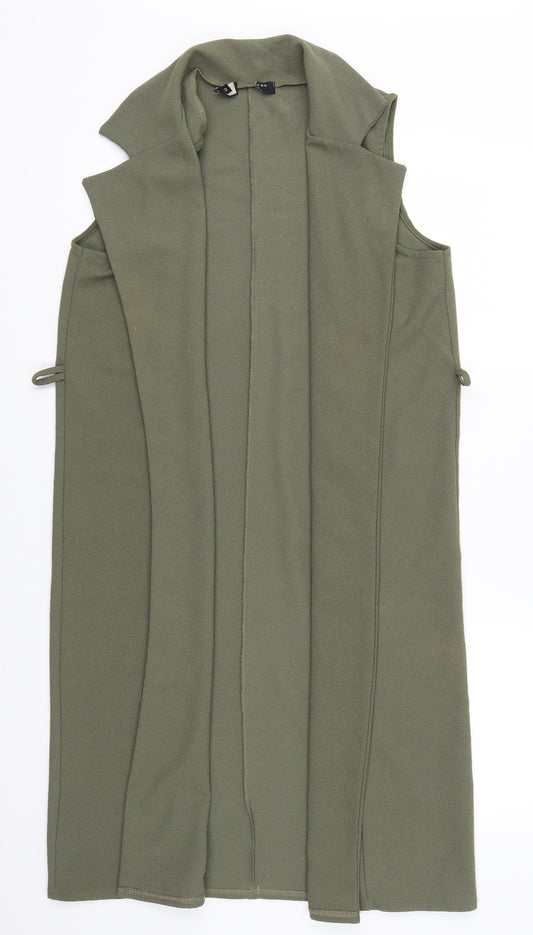 Womens UK Size 12 New Look Green Gilet