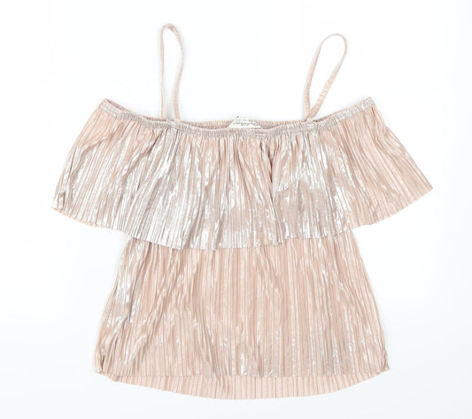 Miss Selfridge Womens Pink Basic Tank Size 10