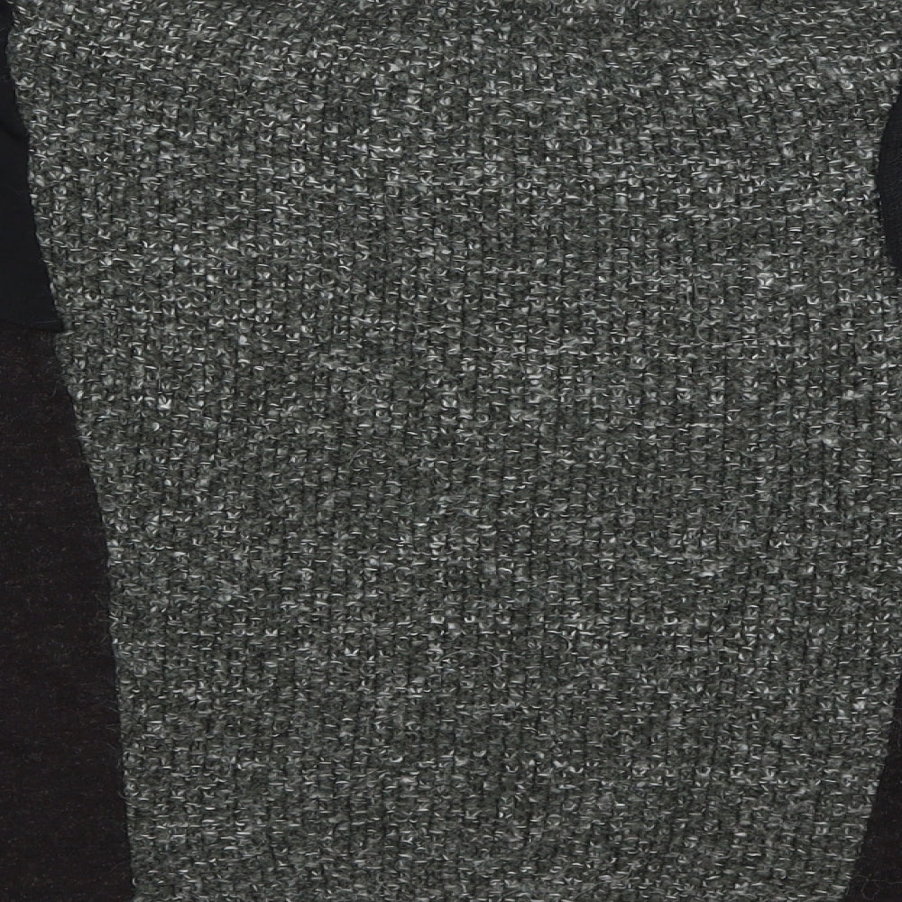 Brand and care label for Another edition women’s green knit jumper, size M