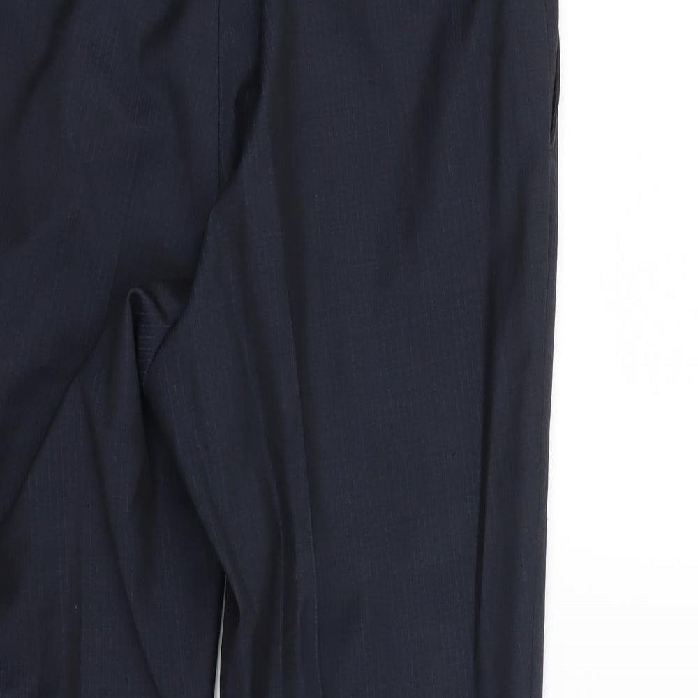 Fellini Mens Blue Trousers Size 32 in L28 in