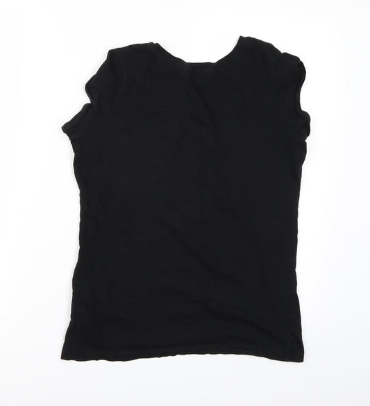 Newlook Womens Black Basic T-Shirt Size 8