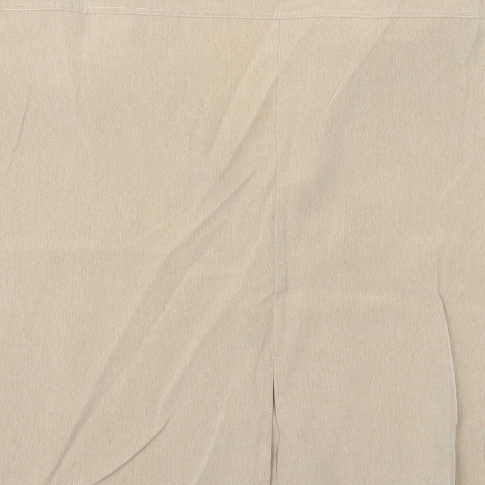 Berkeley Womens Beige Basic Button-Up Size 20