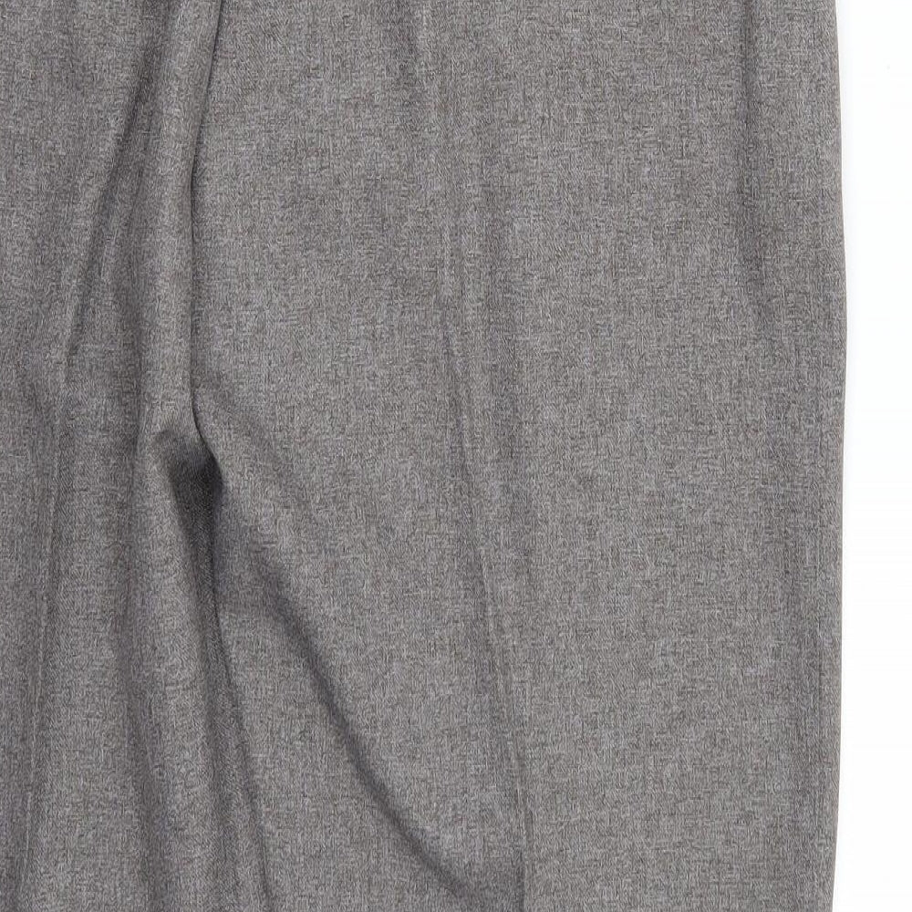 Womens UK Size 34 Preworn Regular Fit Grey Trousers