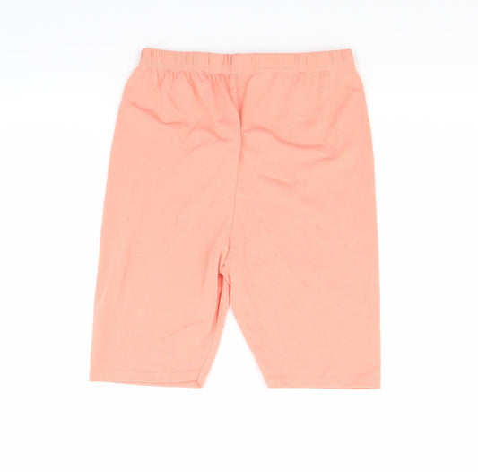 Missguided Womens Orange   Sweat Shorts Size 4
