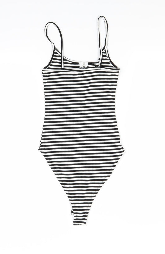 Primark Womens Black Striped Camisole Tank Size 6