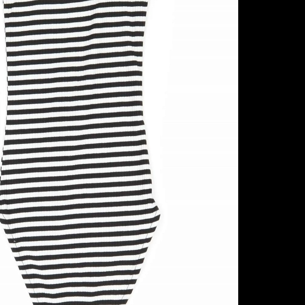 Primark Womens Black Striped Camisole Tank Size 6
