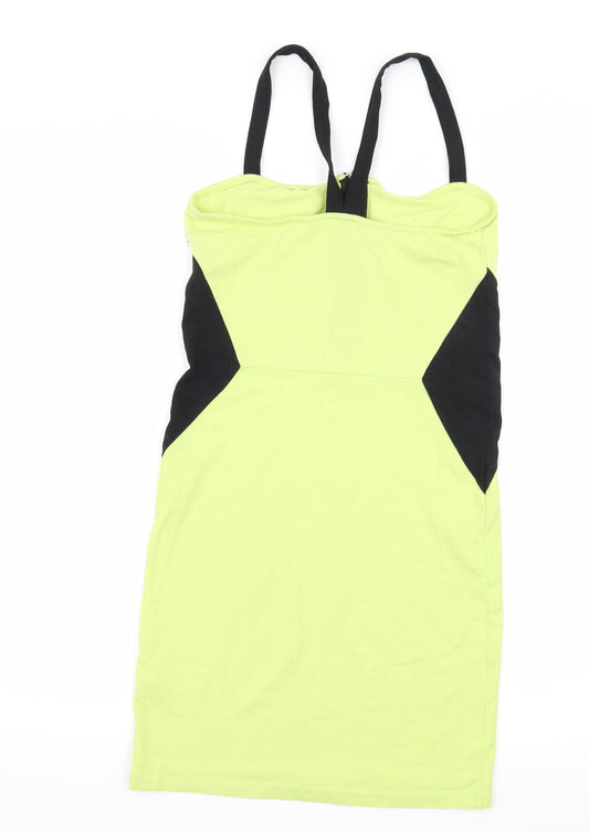 Divided by H&M Womens Green Jersey Bodycon Size 10