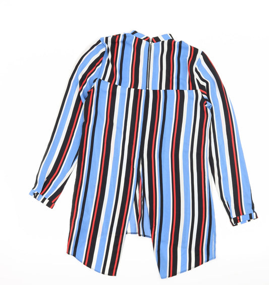 Womens UK Size 4 Atmosphere Blue Basic Blouse