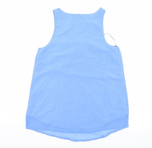 Womens UK Size 6 Atmosphere Blue Basic Tank