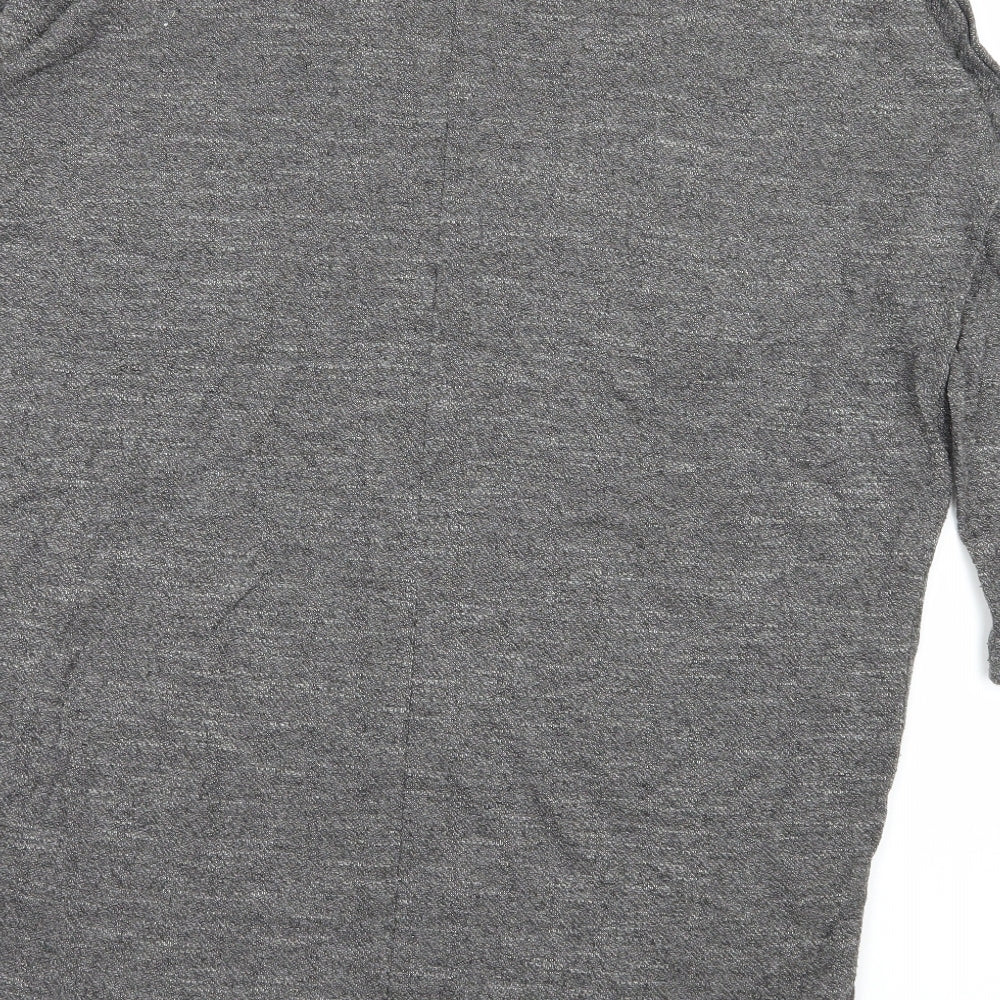 Brand and care label for Atmosphere women’s grey knit jumper, size UK 6