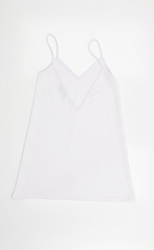 Pretty Little Thing Womens White Skater Dress Size 6