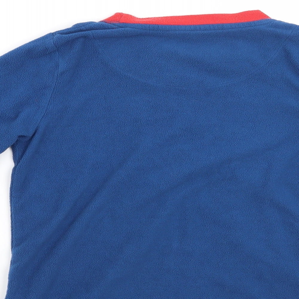 Rebel Boys Blue Solid Pyjama Top Size 6-7 Years - Dinosaur