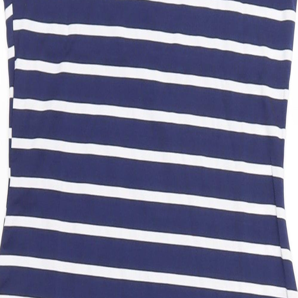 SheIn Womens Blue Striped Shift Size S