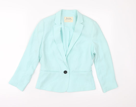 Womens UK Size S Bershka Green Jacket