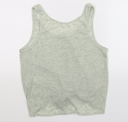 Womens UK Size 8 Atmosphere Grey Basic Tank