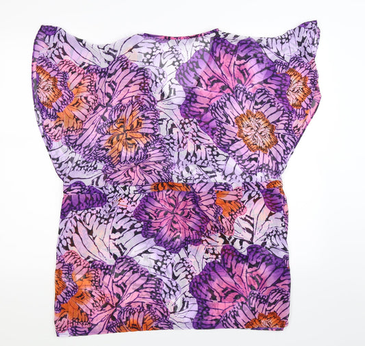 F&F Womens Multicoloured Floral Camisole Blouse Size 14