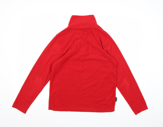 Granite Outdoors Womens Red Fleece Jacket Size S