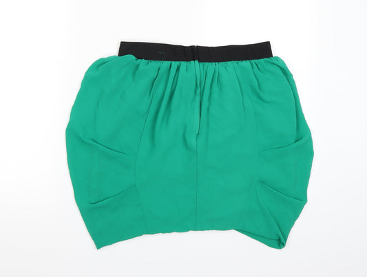 H&M Womens Green   A-Line Skirt Size 10