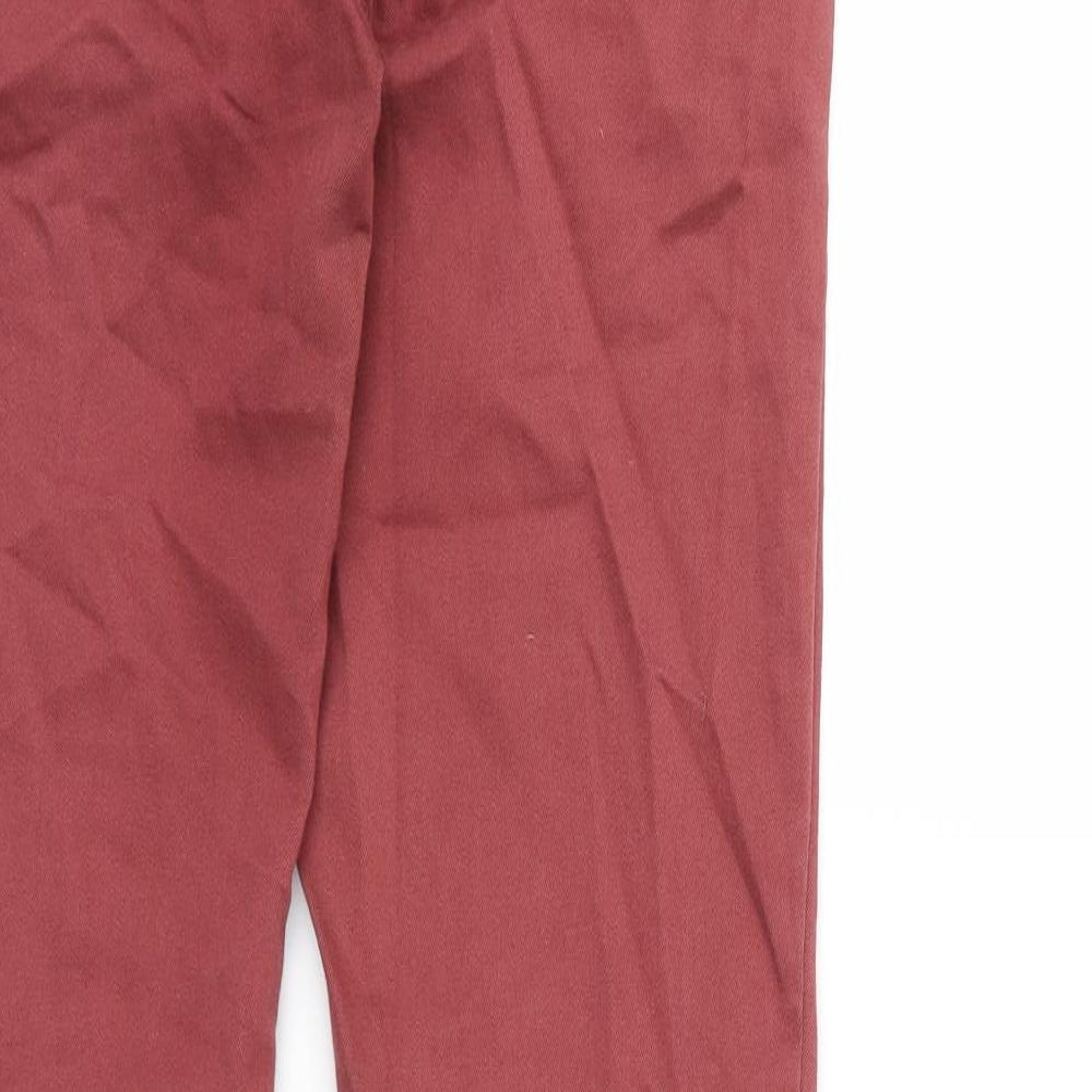 denim co Womens Red Denim Skinny Jeans Size 10 L30 in