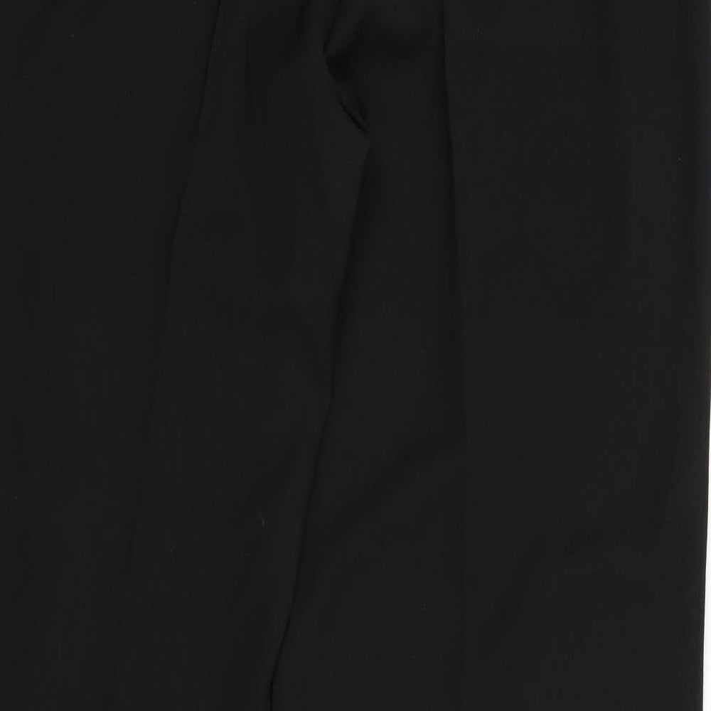 Mosaic Womens Black Trousers Size 16 L30 in