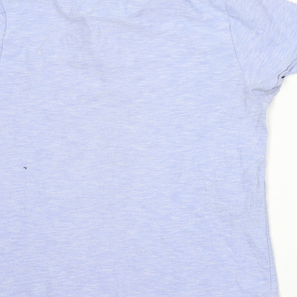 River Island Mens Blue Polo Size M