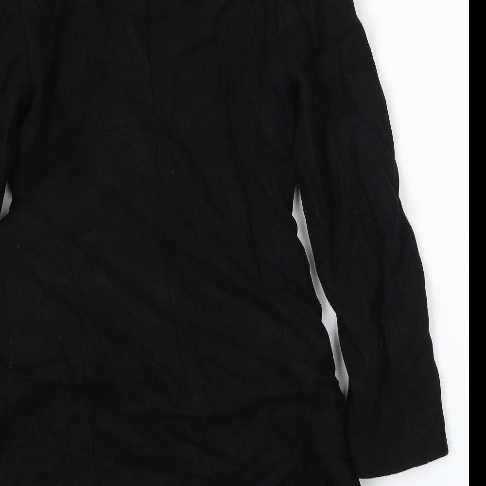 Brand and care label for Tu women’s black jacket, size UK 10
