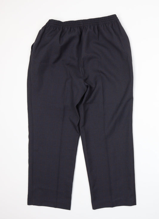 Womens UK Size 16 Marks and Spencer Regular Fit Blue Trousers