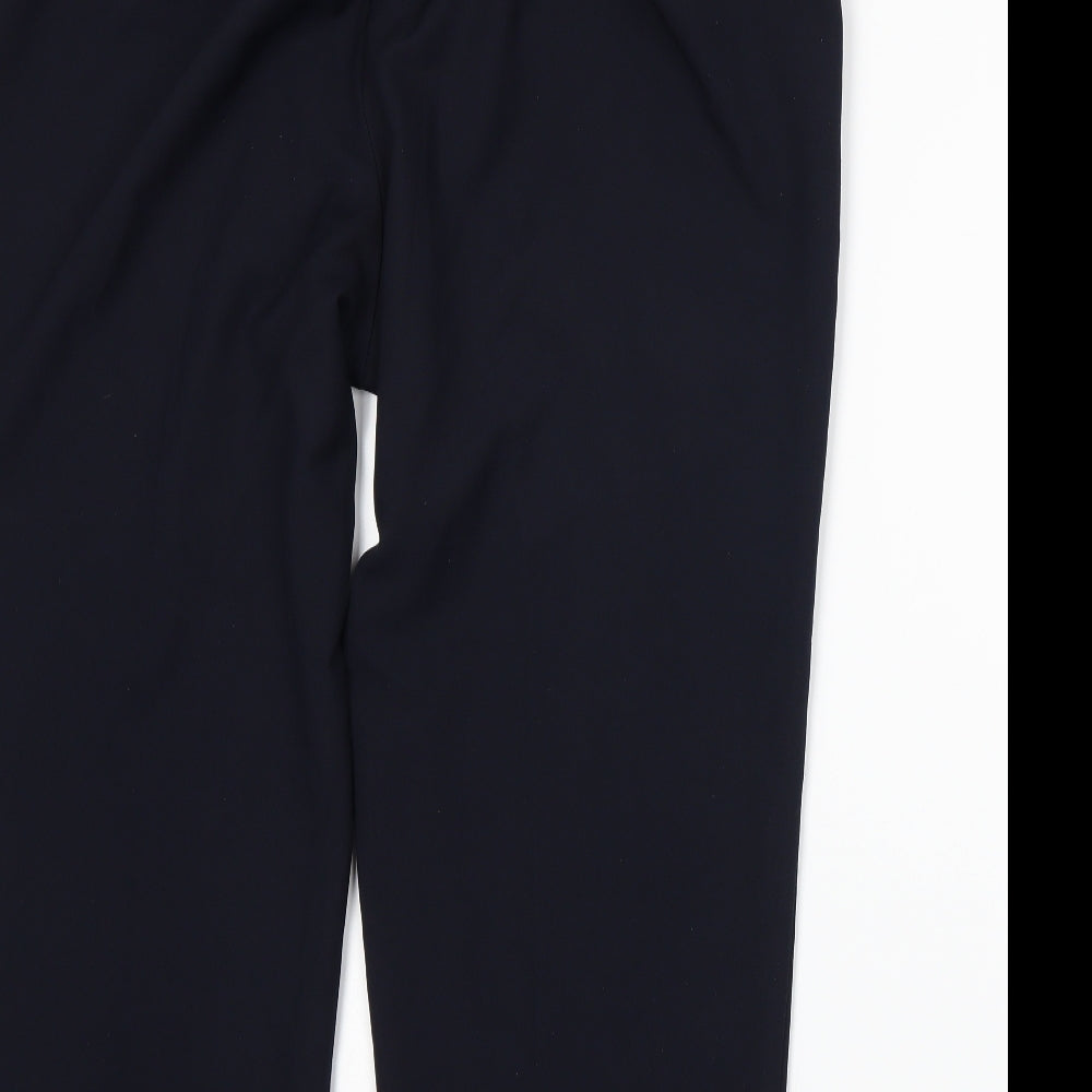 Womens UK Size 18 BM Regular Fit Blue Trousers