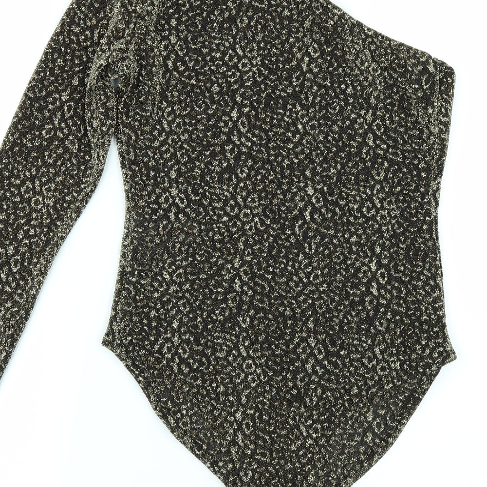 Primark Womens Gold Bodysuit One-Piece Size XS