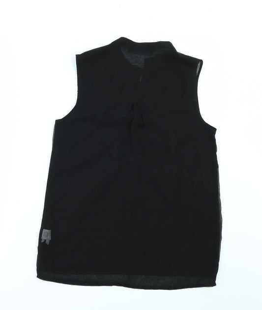 Primark Womens Black Tunic Blouse Size 6