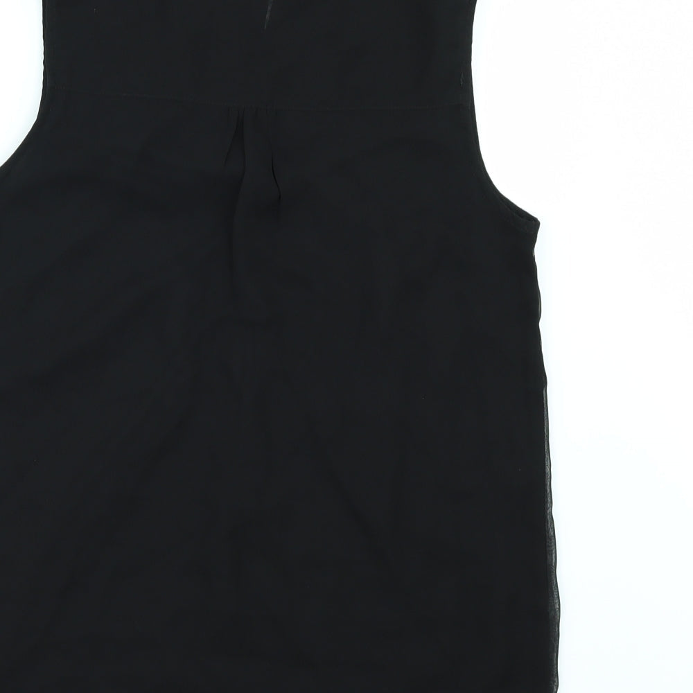 Primark Womens Black Tunic Blouse Size 6