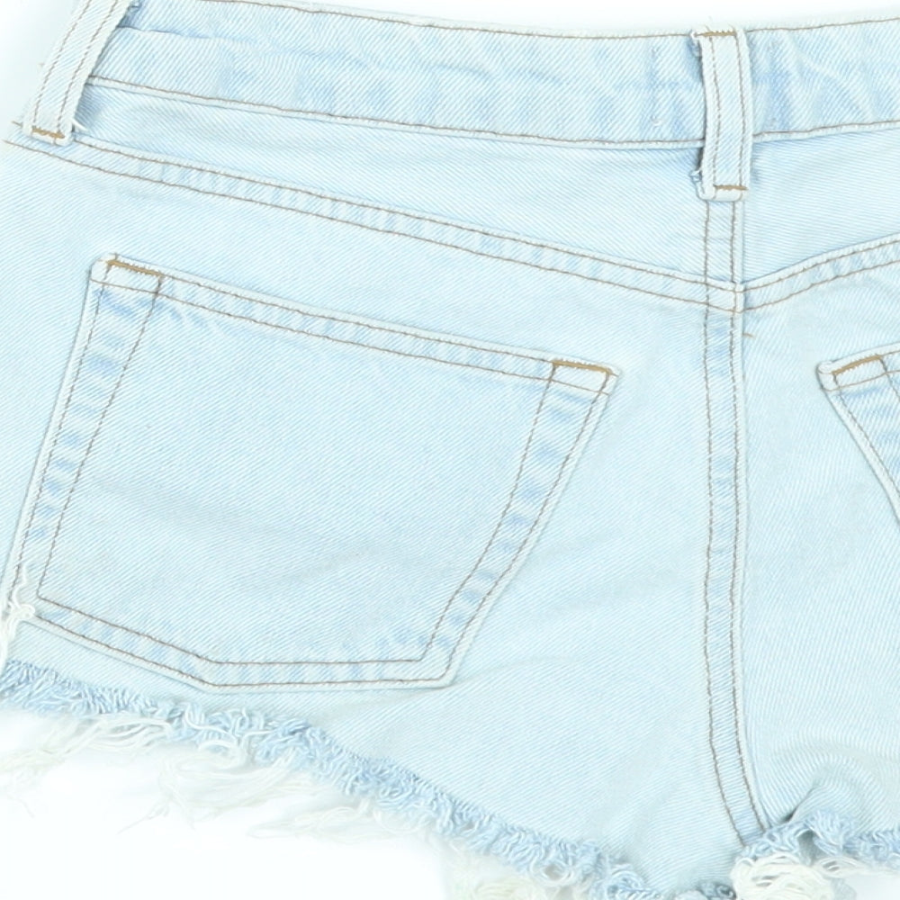 BDG Womens Black Denim Hot Pants Shorts Size 26 in