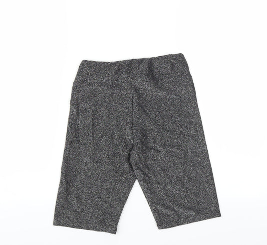 Primark Womens Black   Biker Shorts Size 2XS - glittery cycling shorts