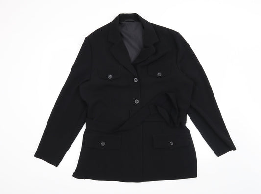 Womens UK Size 16 Mackays Black Jacket