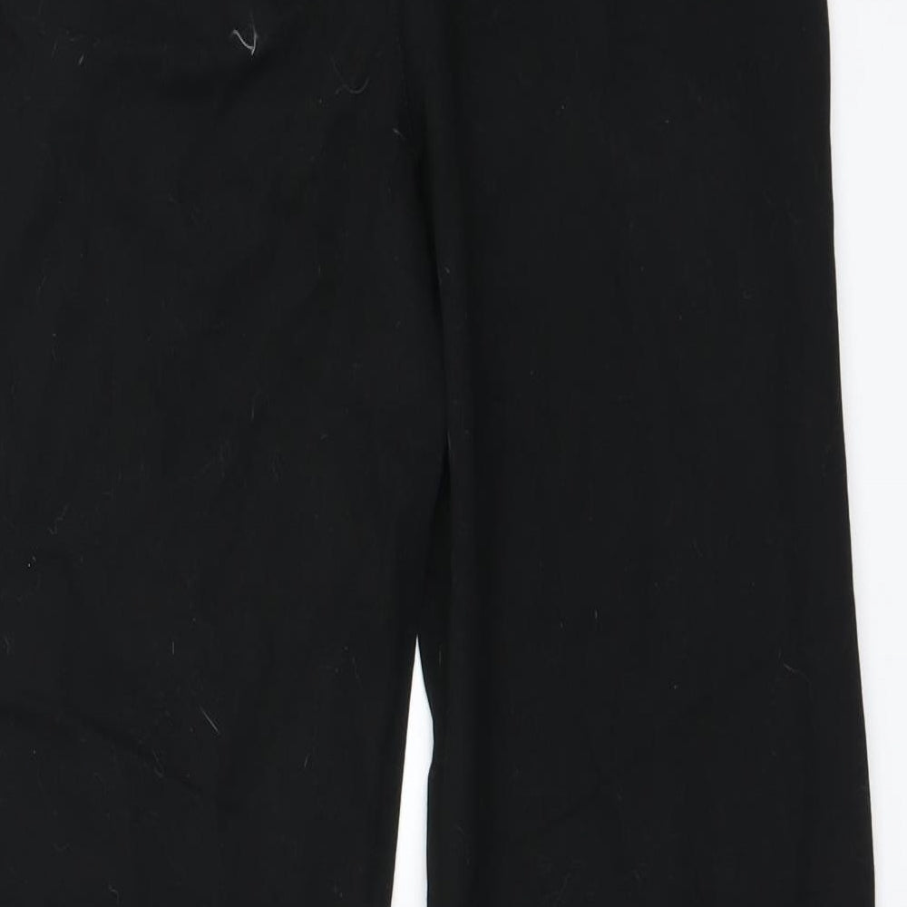 Womens UK Size 8 ASOS Regular Fit Black Trousers